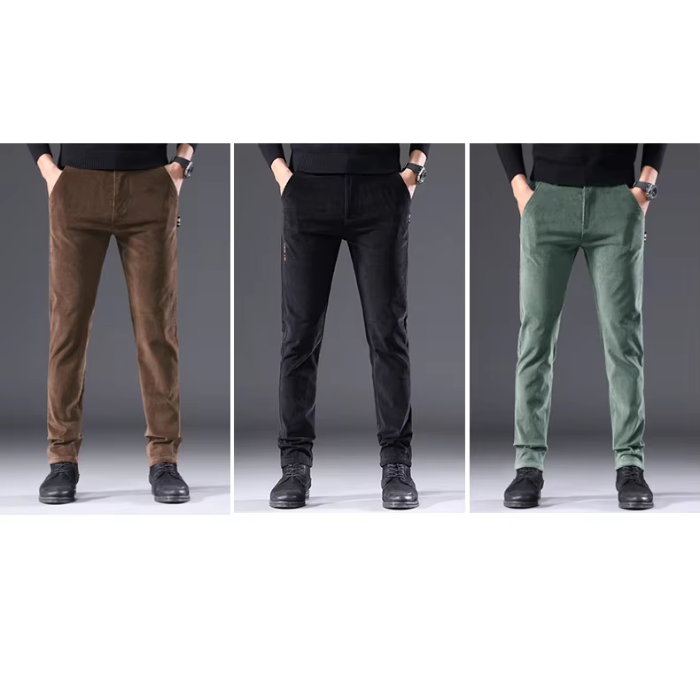Odette - Corduroy broek met fleece voering en isolatie.