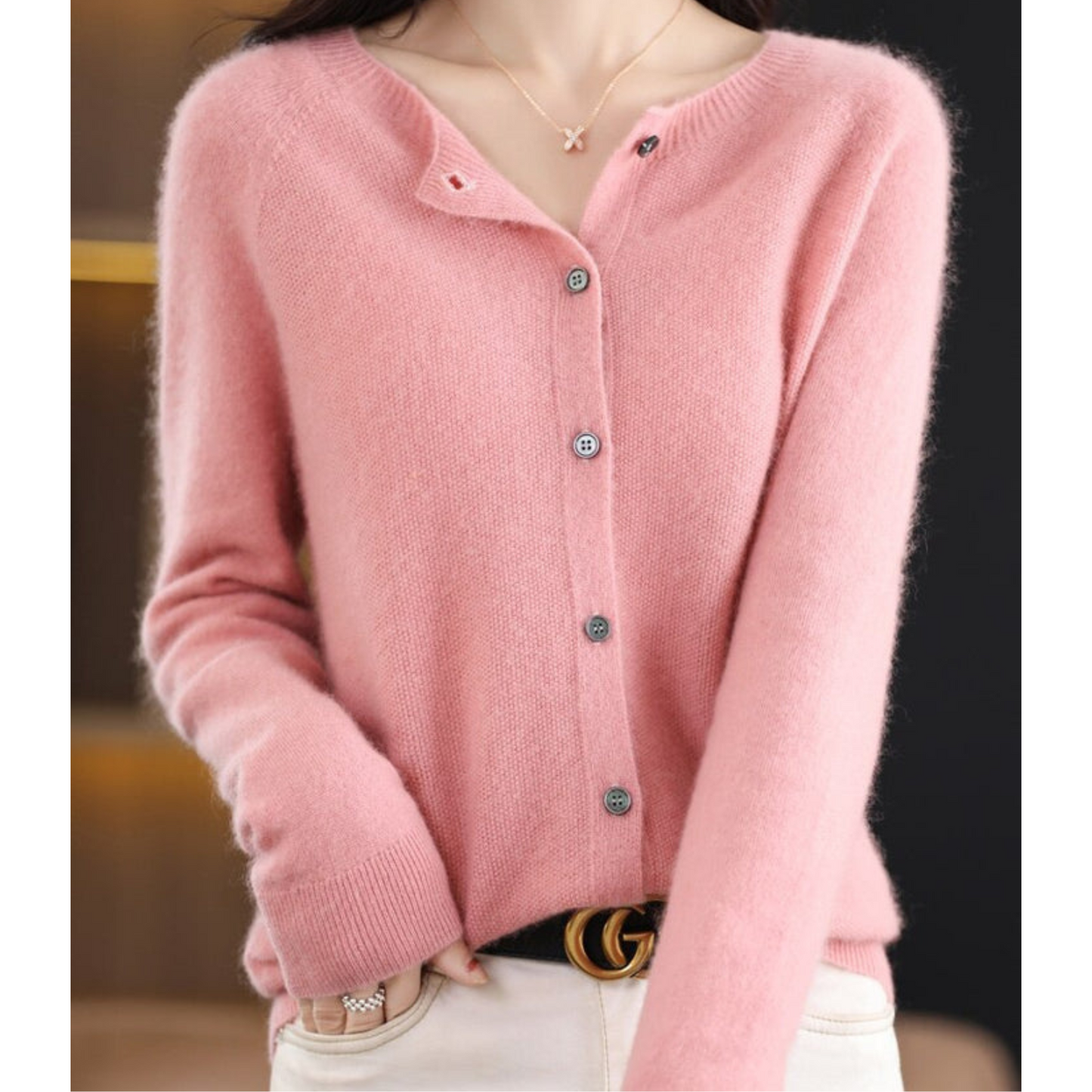 Phileine - 100% Merino Wol Dames Cardigan