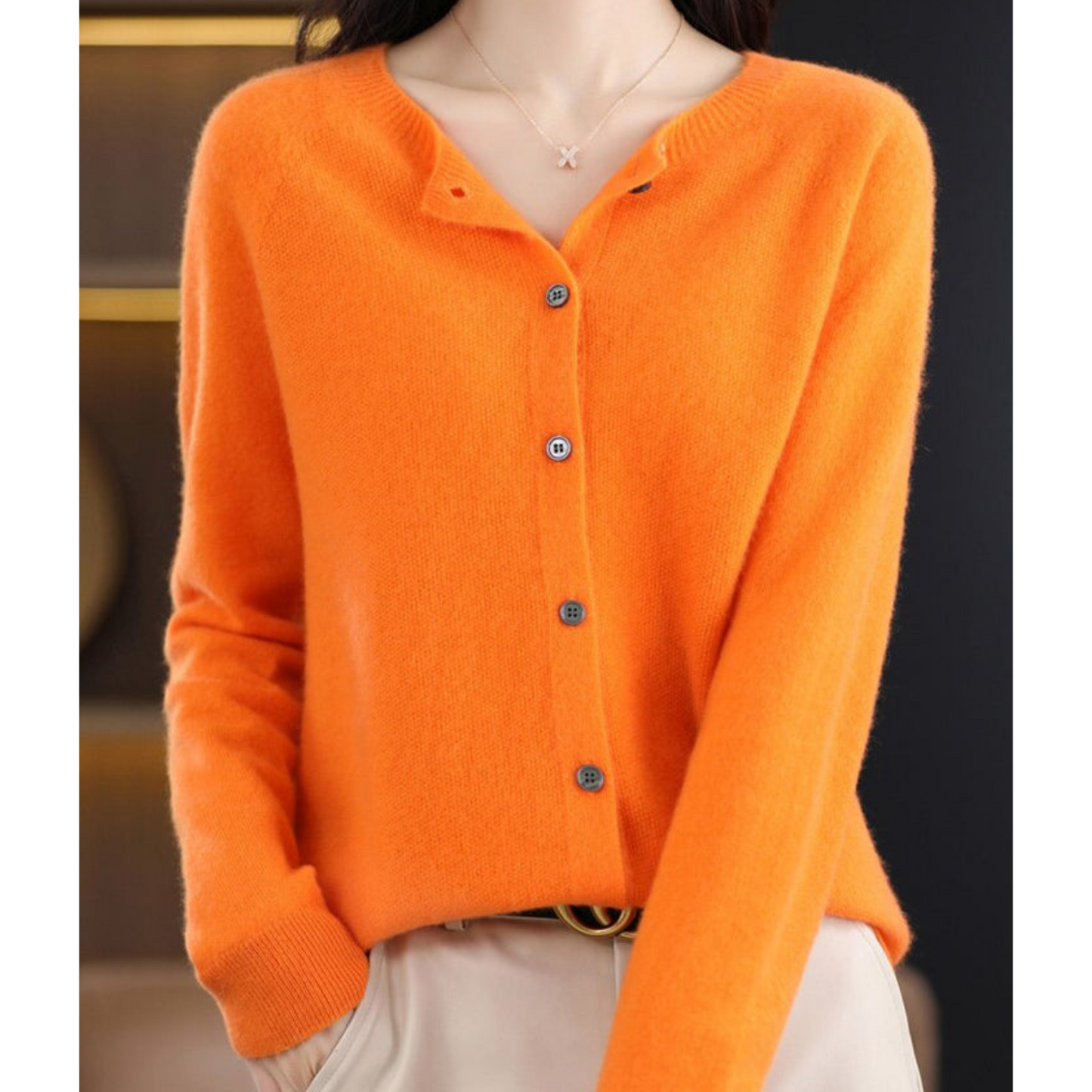 Phileine - 100% Merino Wol Dames Cardigan