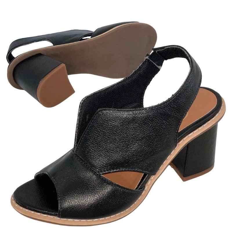 Elizabeth - Ongeëvenaarde Duurzaamheid & Tijdloze Elegantie in Dames Sandalen van Echt Leer
