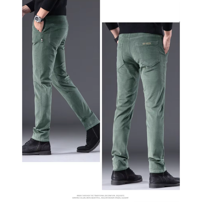 Odette - Corduroy broek met fleece voering en isolatie.