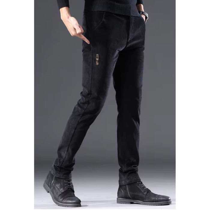 Odette - Corduroy broek met fleece voering en isolatie.