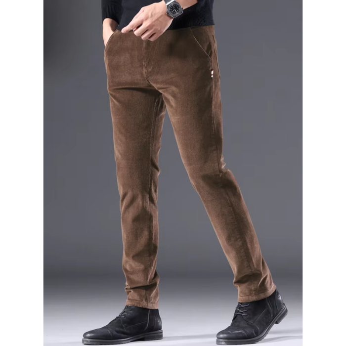 Odette - Corduroy broek met fleece voering en isolatie.