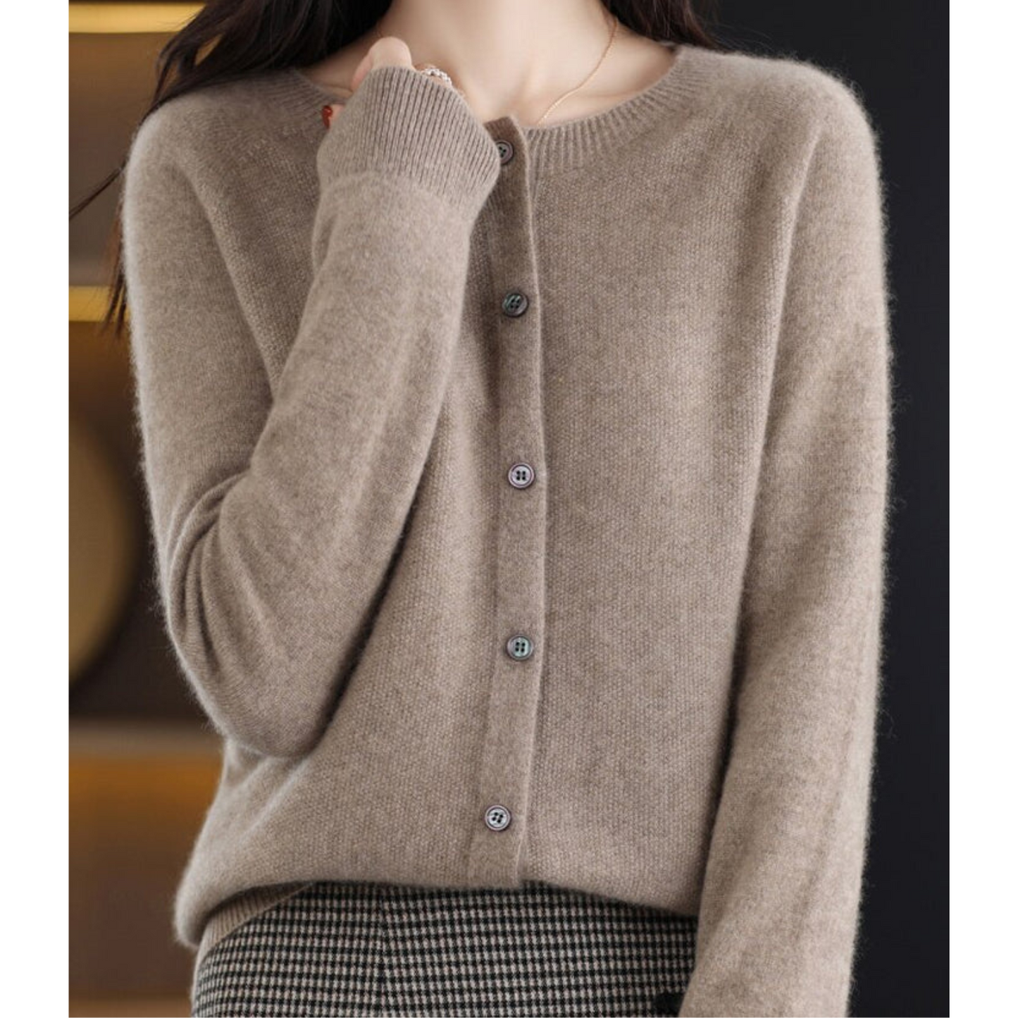 Phileine - 100% Merino Wol Dames Cardigan