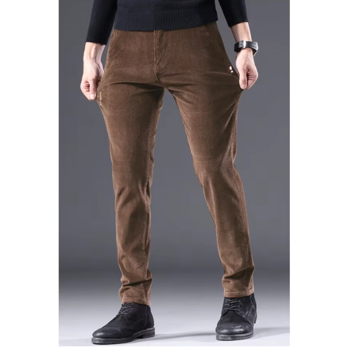 Odette - Corduroy broek met fleece voering en isolatie.