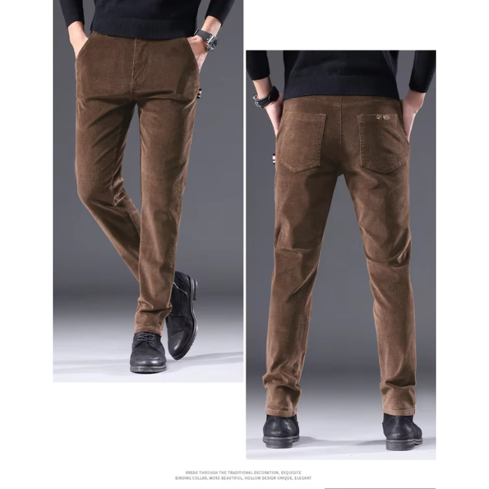 Odette - Corduroy broek met fleece voering en isolatie.