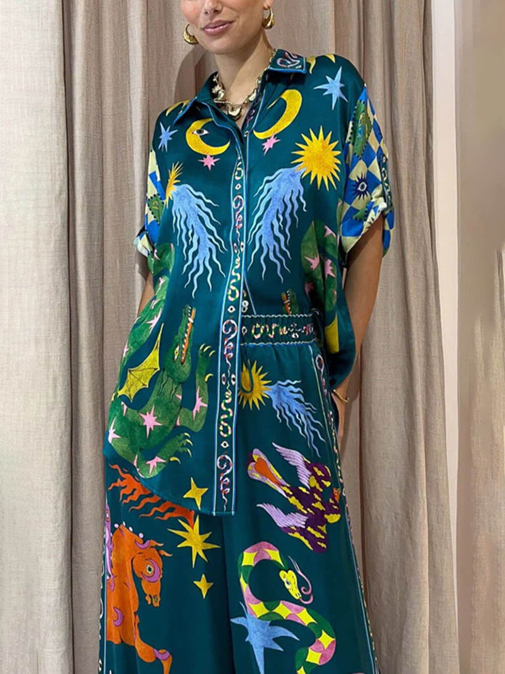 Alide - Hemels Print Co-Ord Set