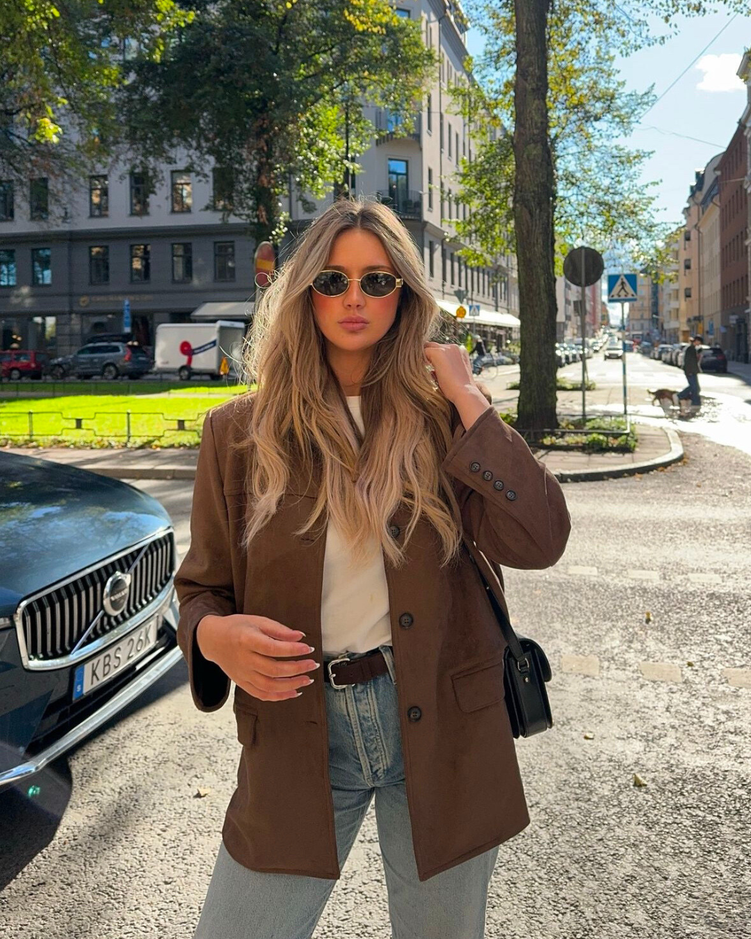 Isabelle - Bruine Blazer