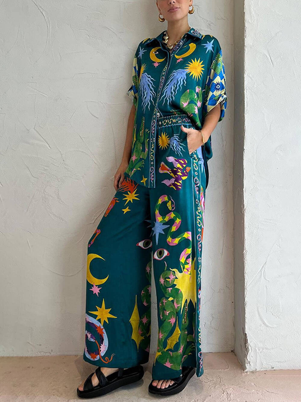 Alide - Hemels Print Co-Ord Set