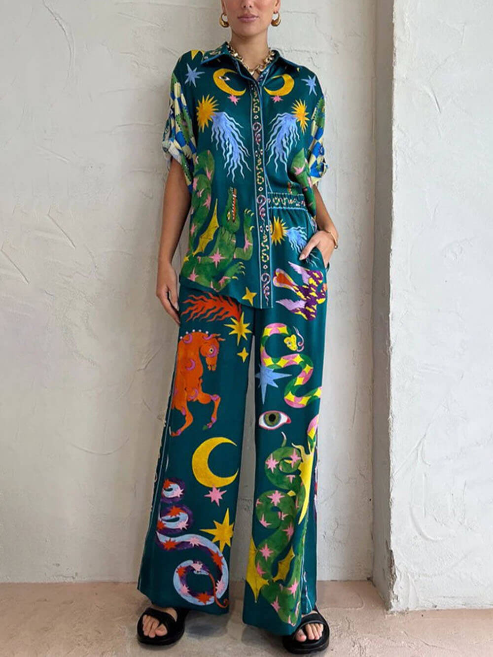 Alide - Hemels Print Co-Ord Set