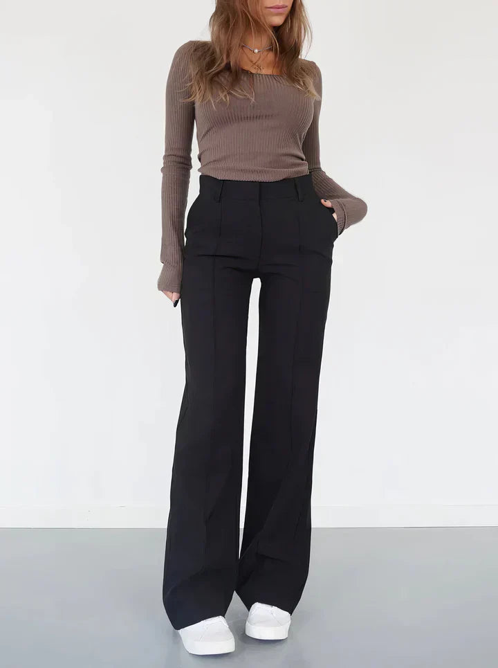 Lily - Hoge Taille Flared Broek