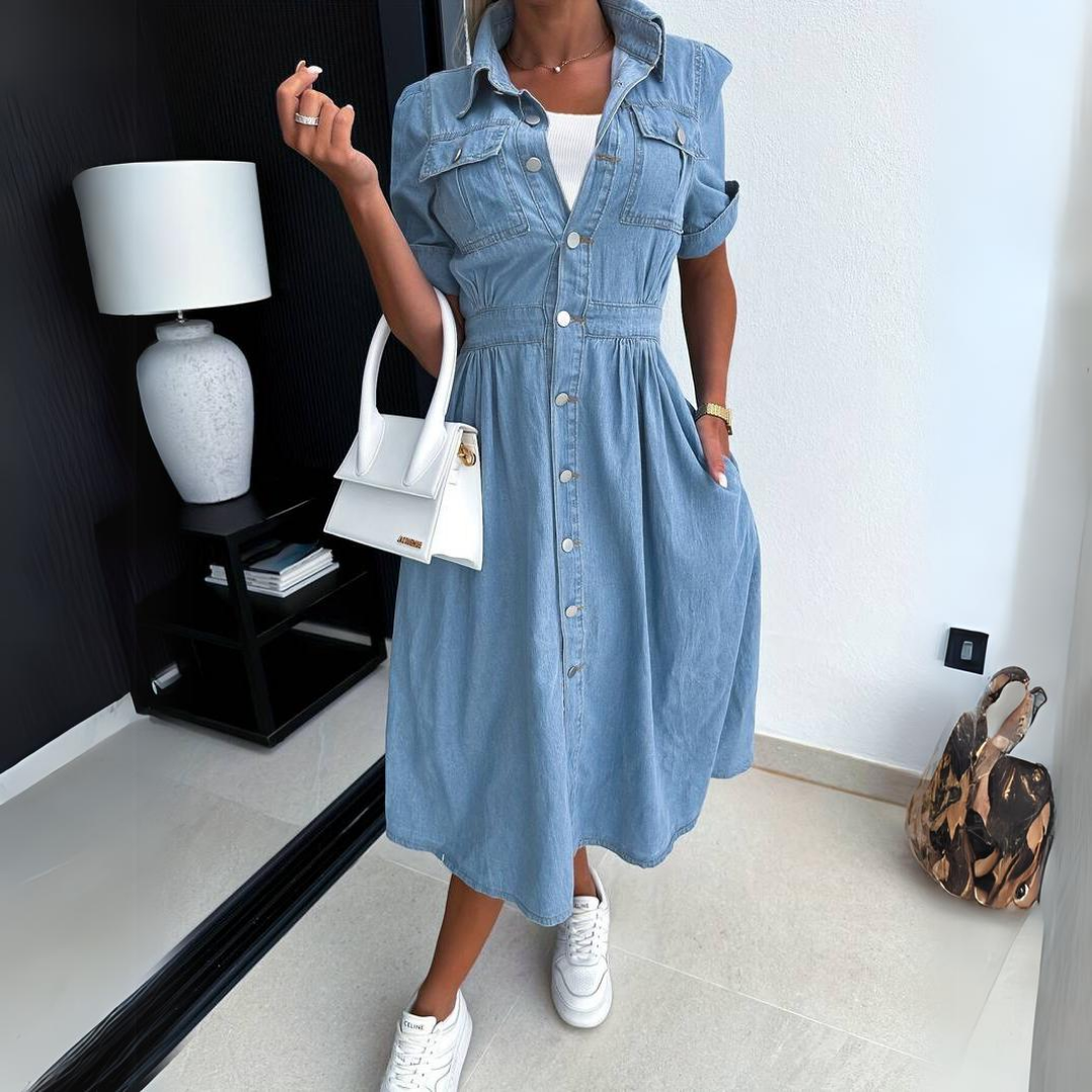 Serenity - Chique Denim Jurk