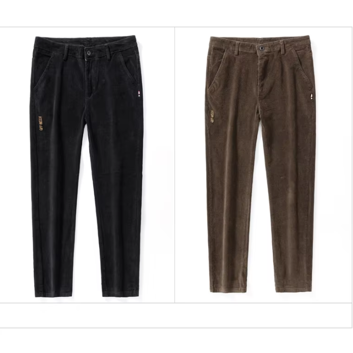Odette - Corduroy broek met fleece voering en isolatie.
