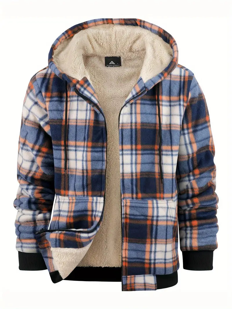 Jorick - Heren Winter Warme Fleece Gevoerde Jas