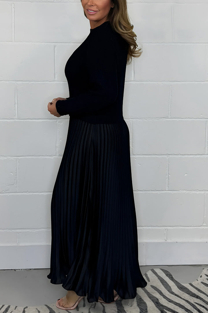 Anna - Unieke winterjurk met rokdetail