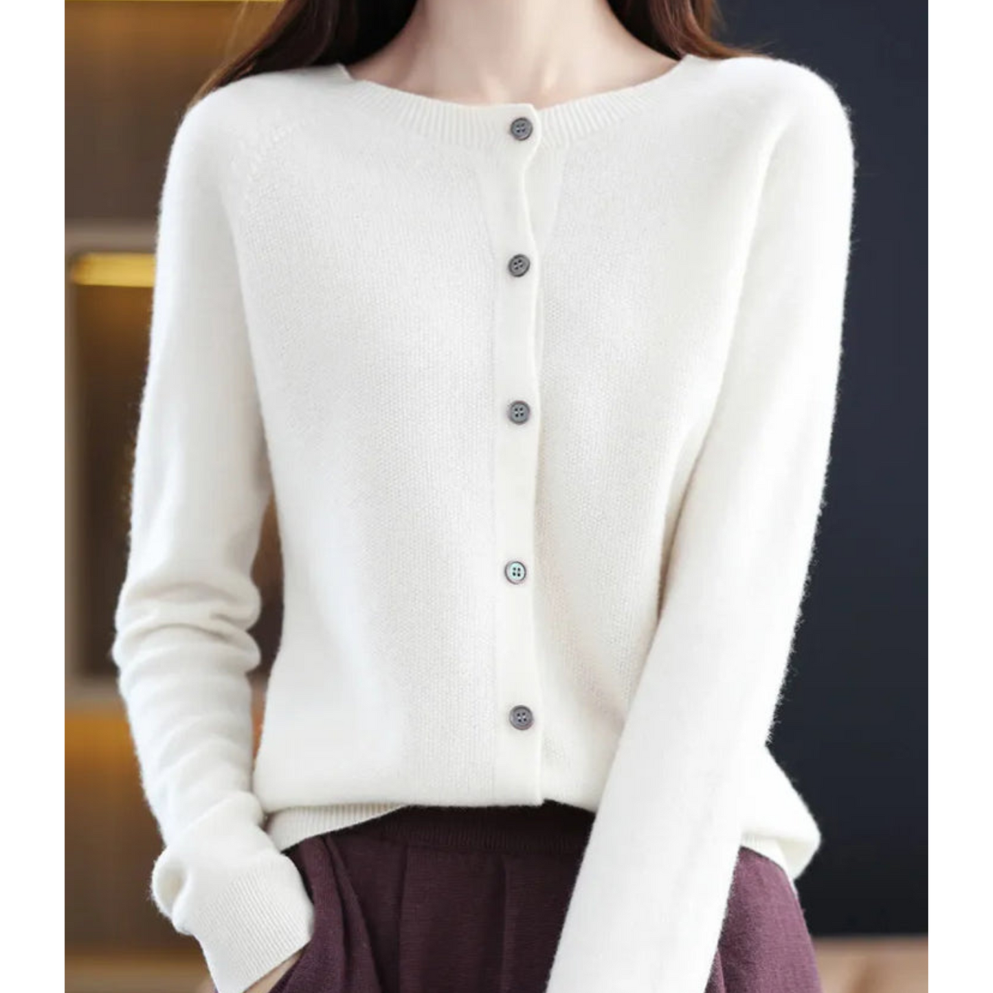 Phileine - 100% Merino Wol Dames Cardigan