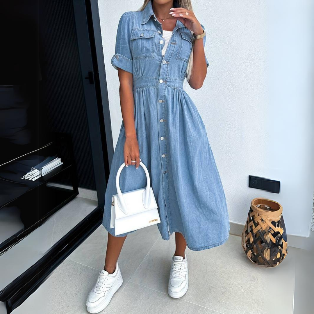 Serenity - Chique Denim Jurk