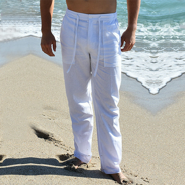 Darwin - Ademende Zomerbroek Voor Mannen-Cool Stijlvol met Elastische Tailleband