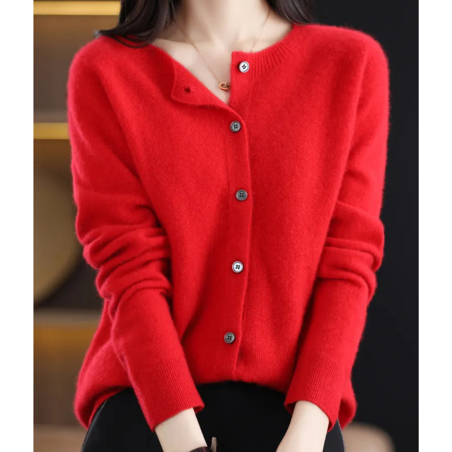 Phileine - 100% Merino Wol Dames Cardigan