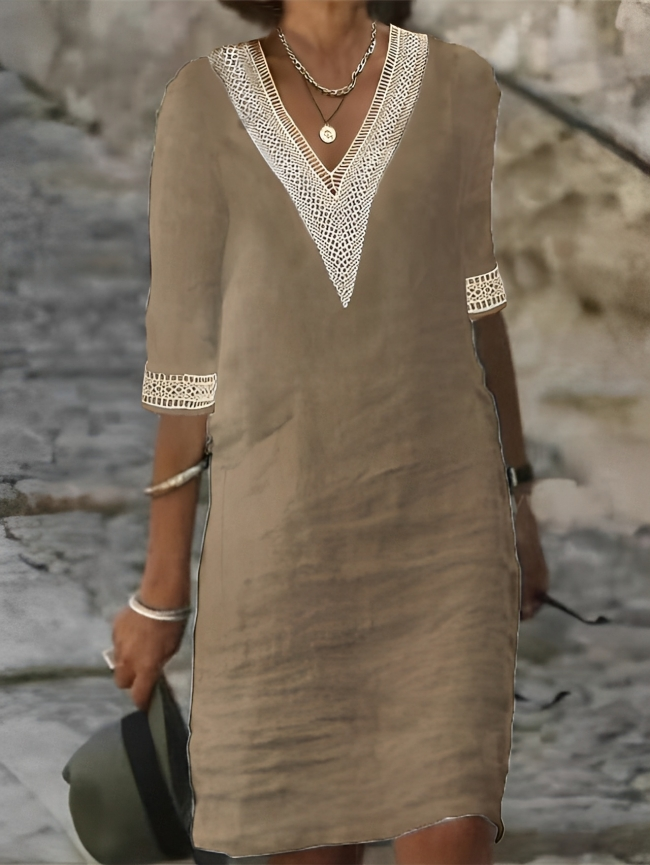 Isabella - Jurk met Gehaakte Details