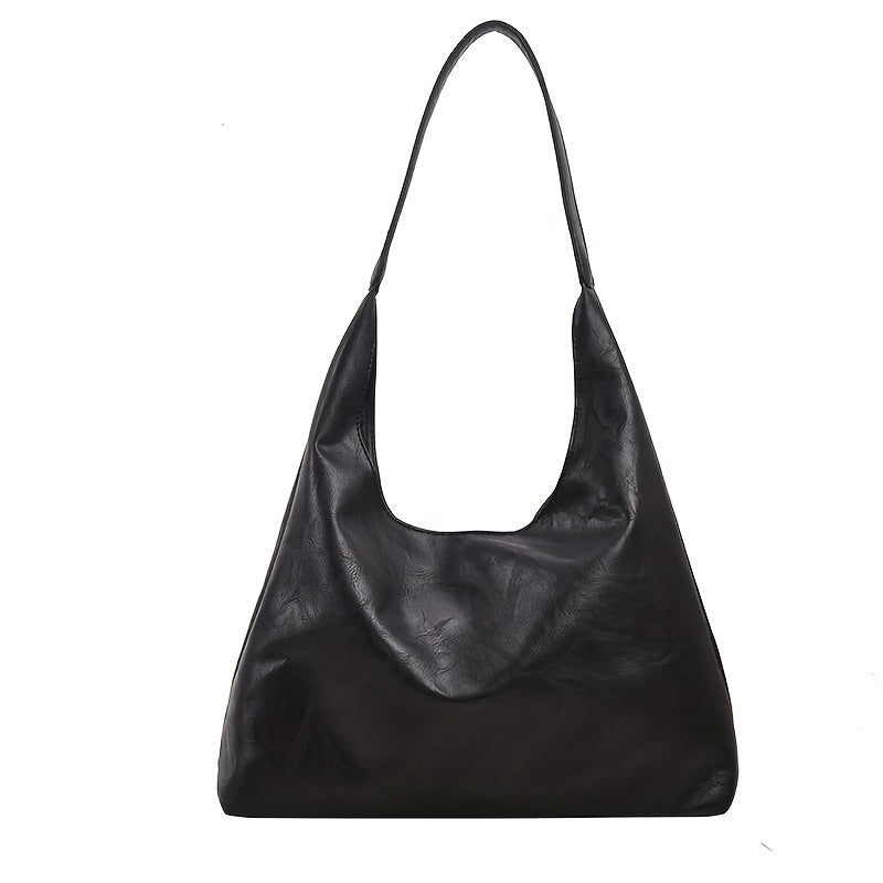 Olivia - Boho Chic Rond Design Schoudertas van Vegan Leer