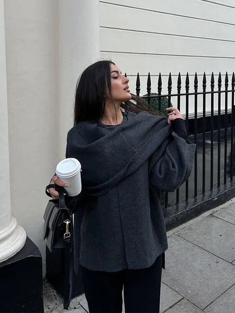 Liana - Asymmetrische Cape Top