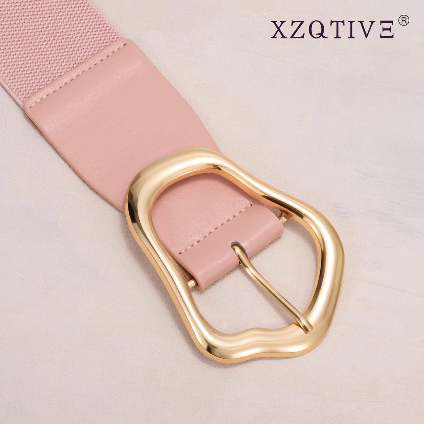 Ella - Brede Elastische Riem met Abstract Ontwerp voor Vrouwen