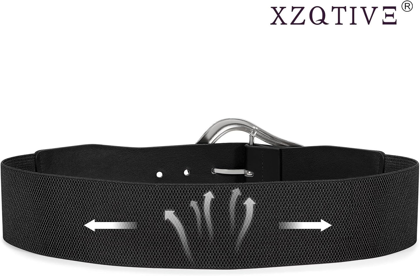 Ella - Brede Elastische Riem met Abstract Ontwerp voor Vrouwen