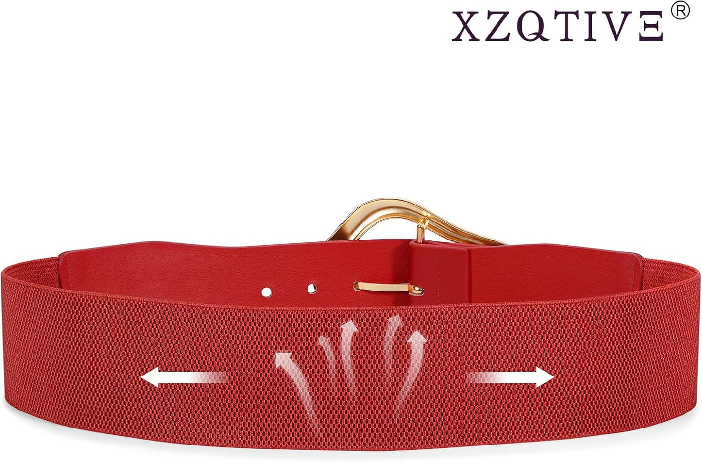 Ella - Brede Elastische Riem met Abstract Ontwerp voor Vrouwen