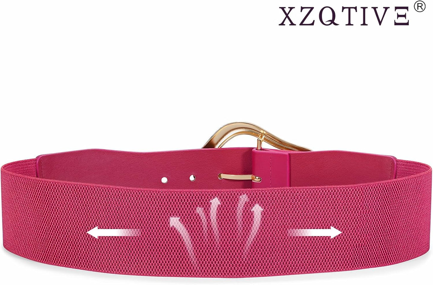 Ella - Brede Elastische Riem met Abstract Ontwerp voor Vrouwen