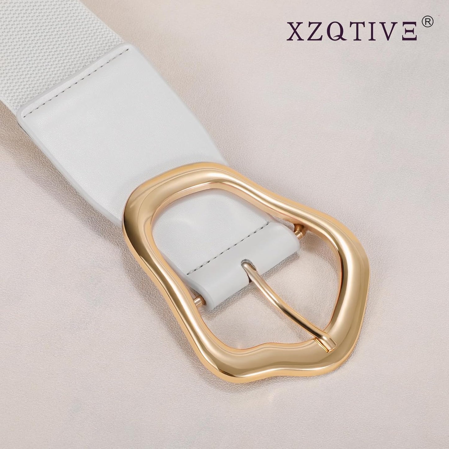 Ella - Brede Elastische Riem met Abstract Ontwerp voor Vrouwen