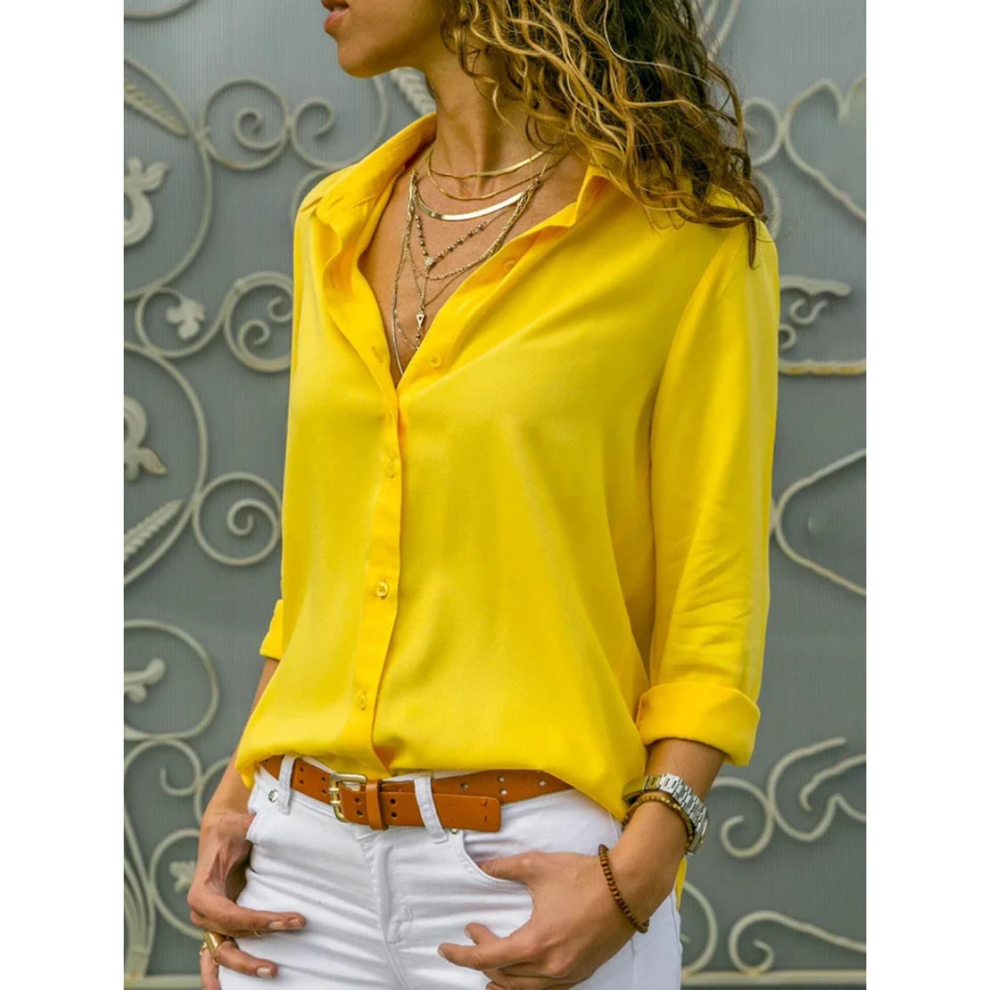 Imke - Elegant Button-Down Overhemd