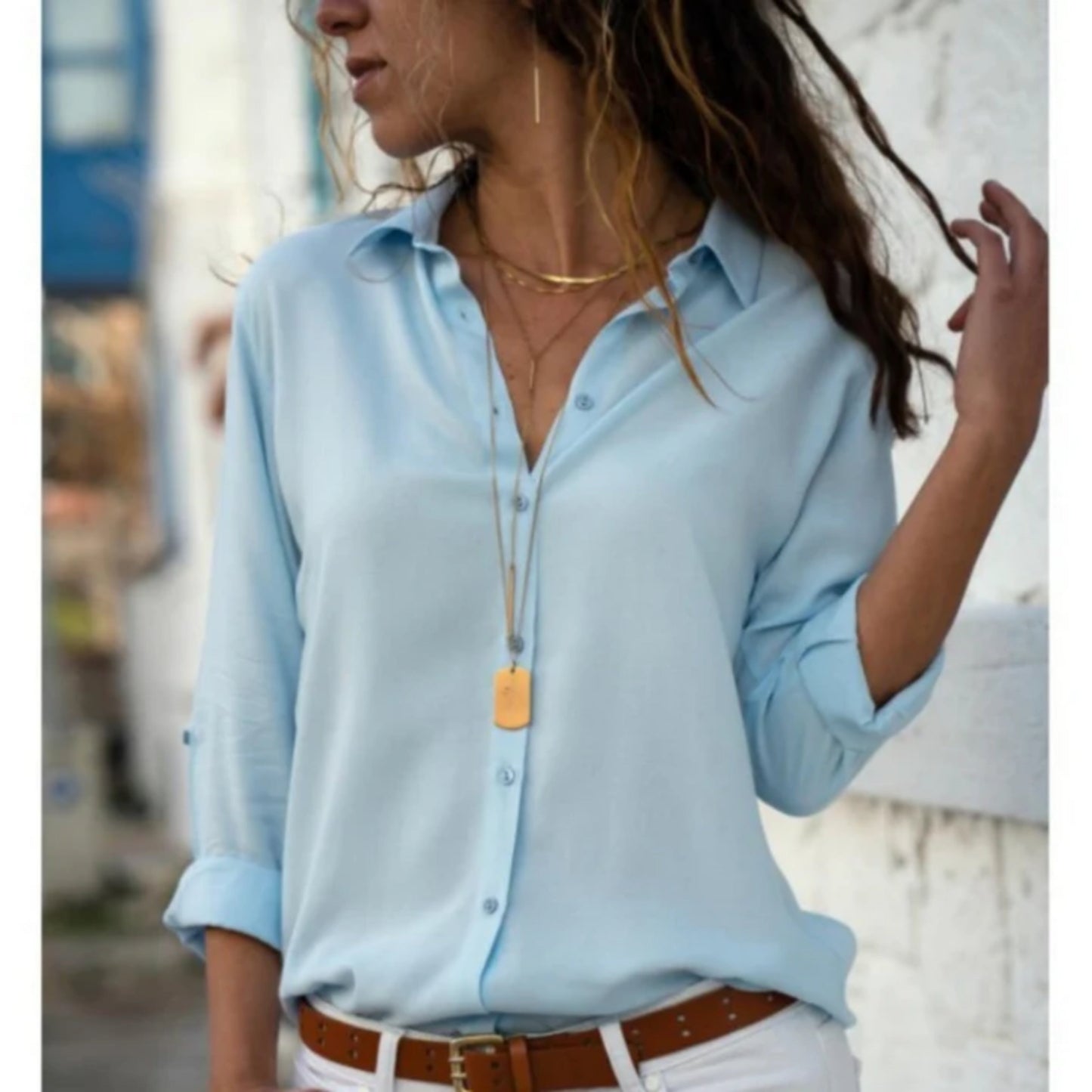 Imke - Elegant Button-Down Overhemd