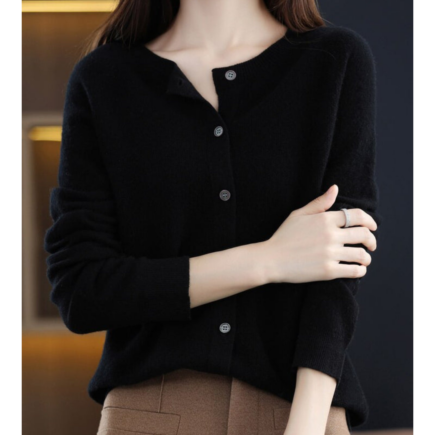 Phileine - 100% Merino Wol Dames Cardigan