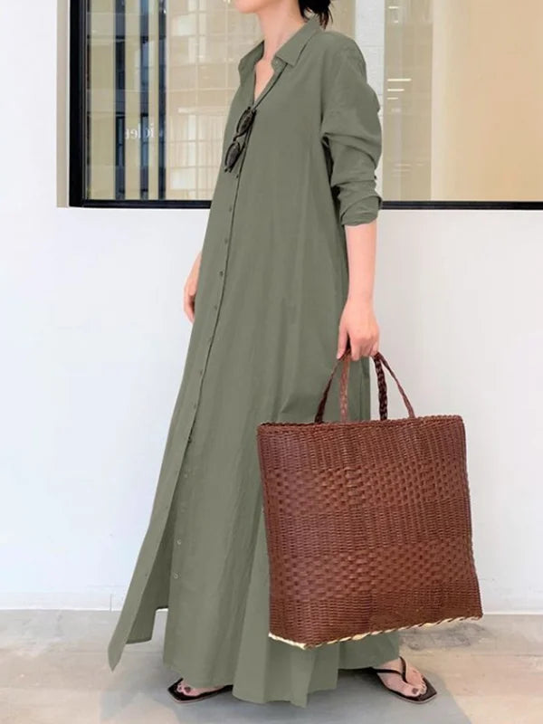 Elyne Lange Oversized Comfi Overhemdjurk