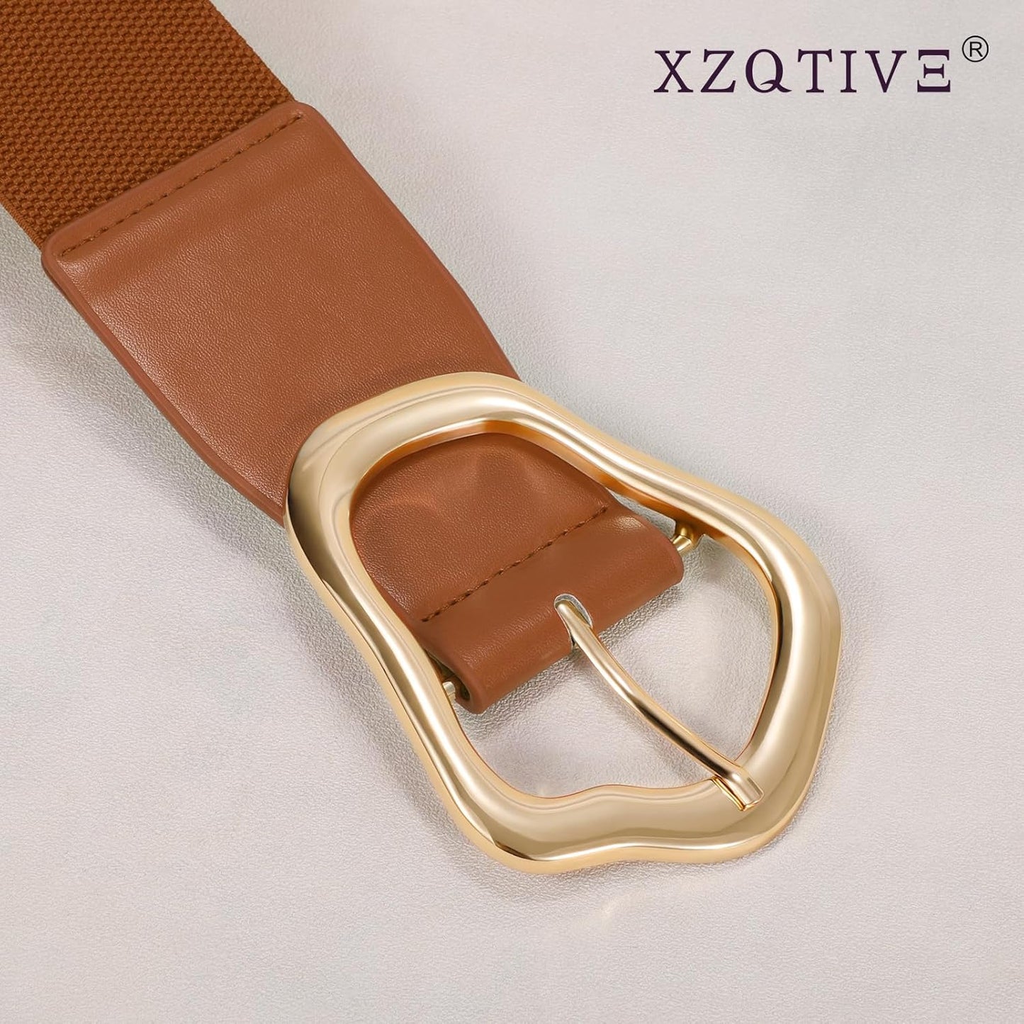 Ella - Brede Elastische Riem met Abstract Ontwerp voor Vrouwen
