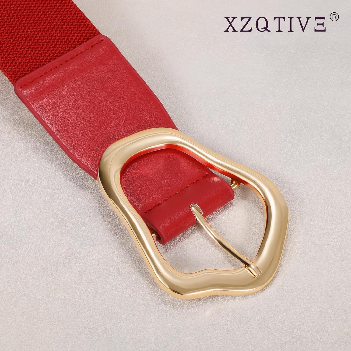 Ella - Brede Elastische Riem met Abstract Ontwerp voor Vrouwen