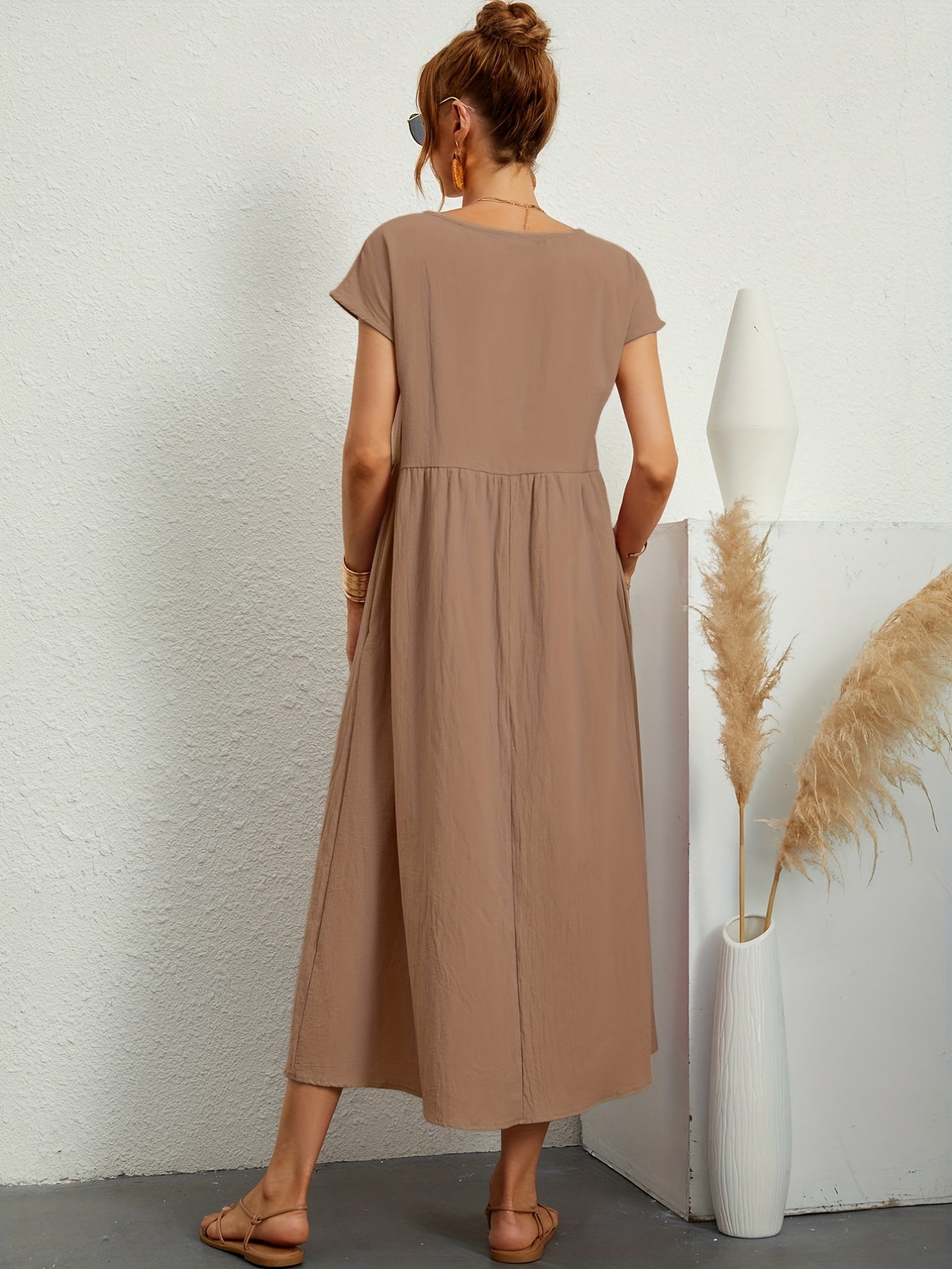 Meilani - Casual Zomerjurkje Met Losse Zakken