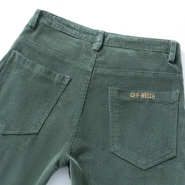 Odette - Corduroy broek met fleece voering en isolatie.