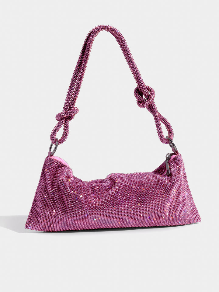 Sophia – Glanzende Tas met Kettinghengsel