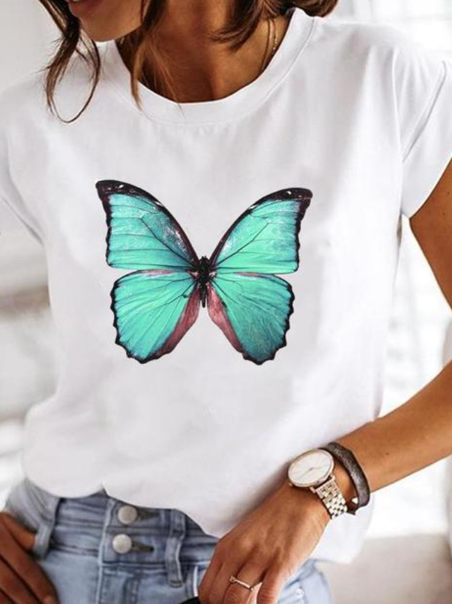 Emma - Superstijlvol T-Shirt met Extravagant Zomerdesign