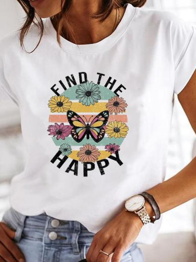 Emma - Superstijlvol T-Shirt met Extravagant Zomerdesign