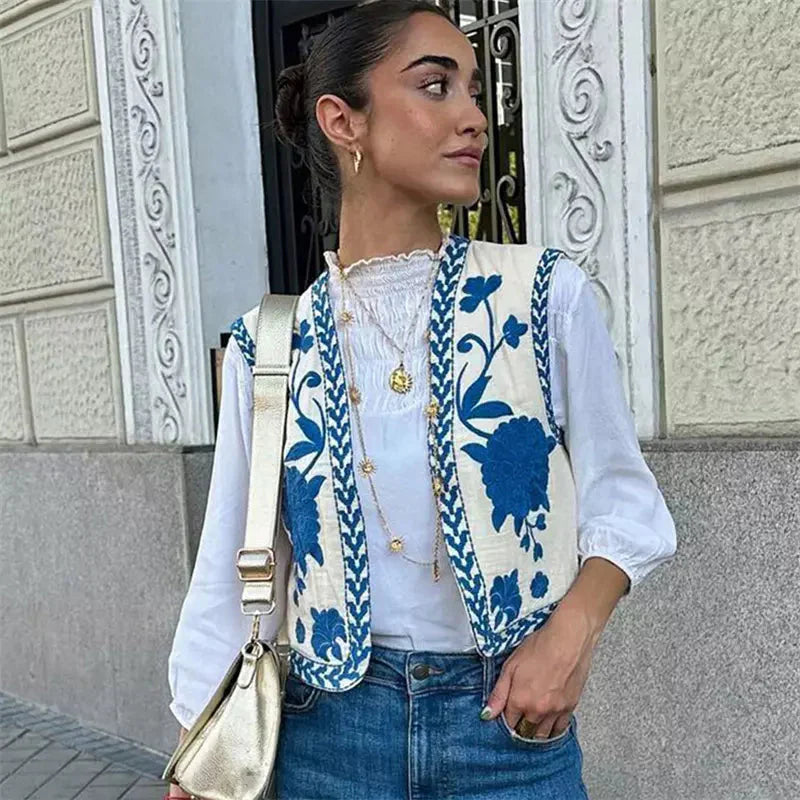 Blossom Bloemen Gilet