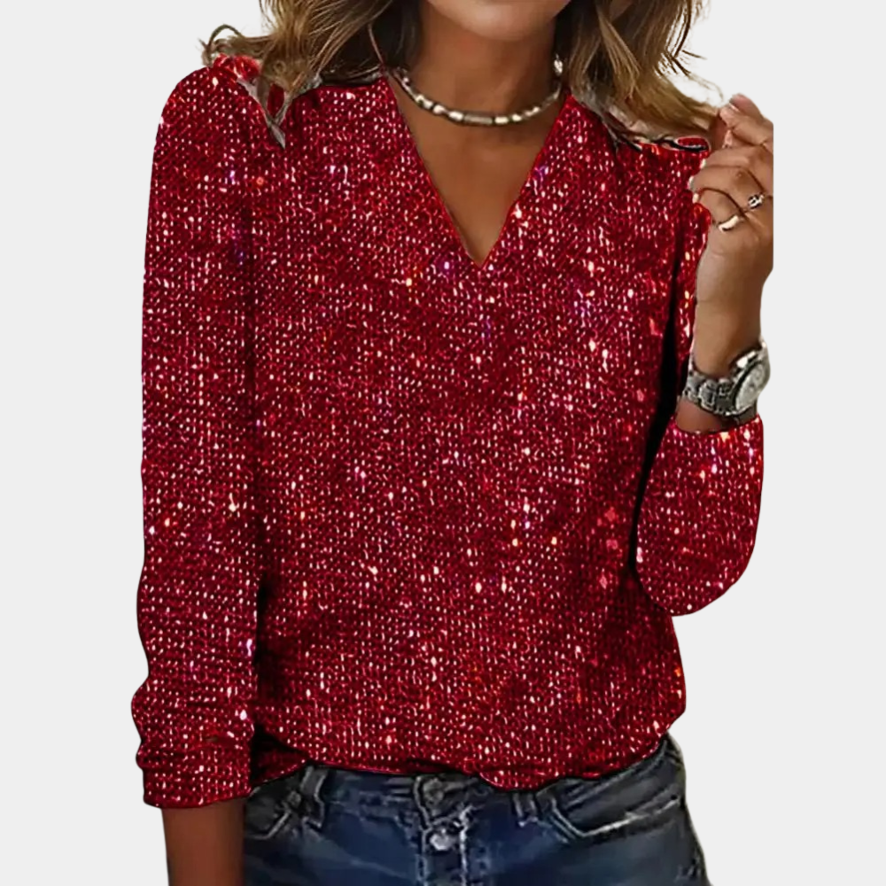 Margje - Glitter top voor dames