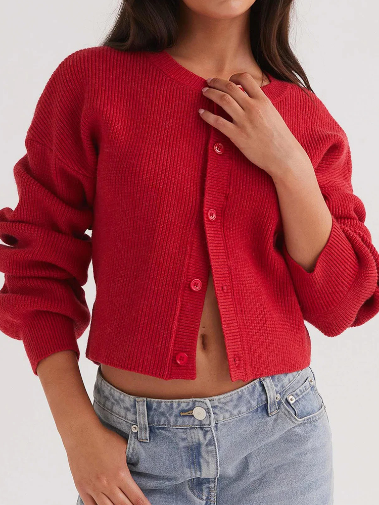 Jorien - Gebreid Vest met Knopen voor Dames | Elegante Sweater voor Vrouwen