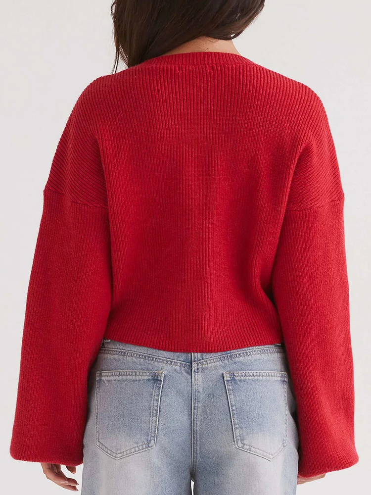 Jorien - Gebreid Vest met Knopen voor Dames | Elegante Sweater voor Vrouwen