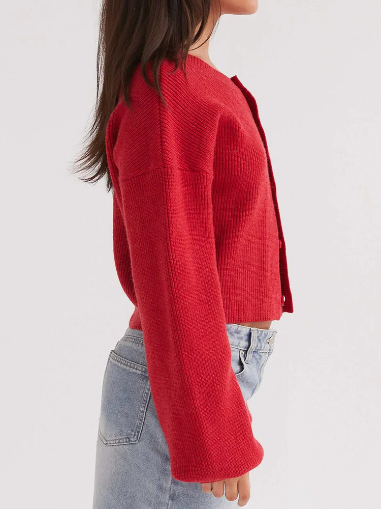Jorien - Gebreid Vest met Knopen voor Dames | Elegante Sweater voor Vrouwen