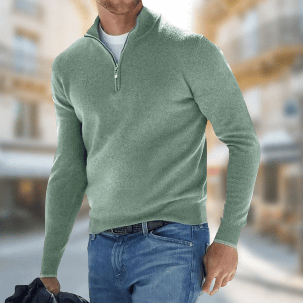 Ilyas - Half-Zip Trui