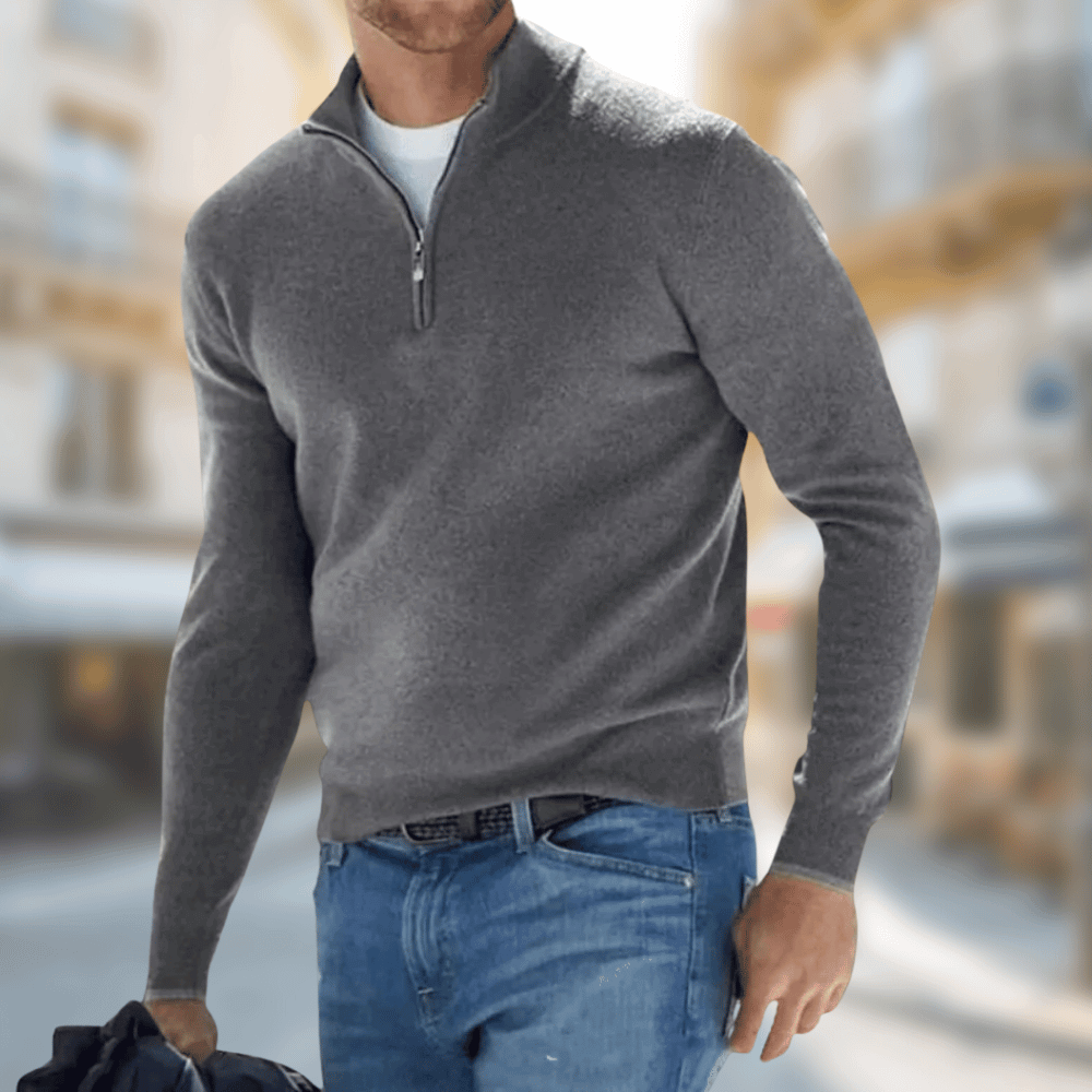 Ilyas - Half-Zip Trui