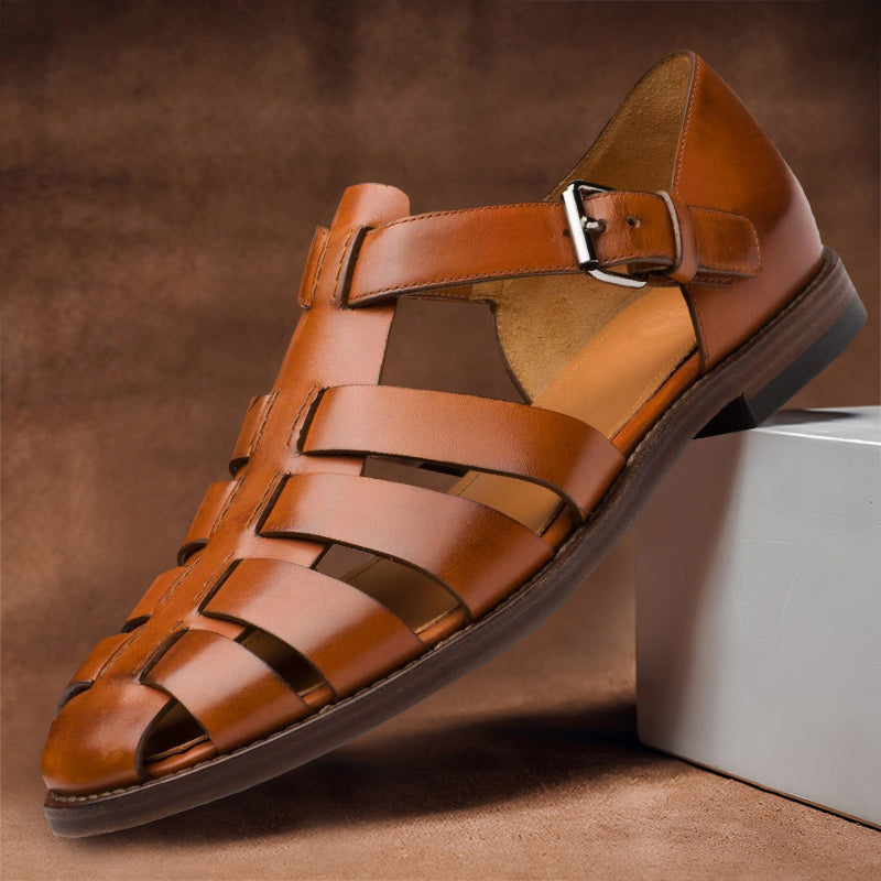 Ethan - Lederen Gladiator Sandalen